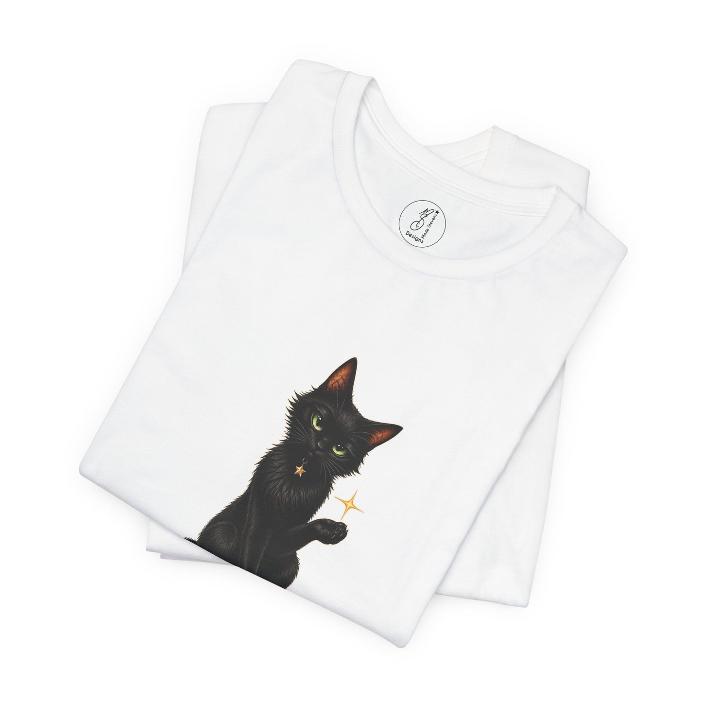 Believe in Magic Black Cat Unisex Tee