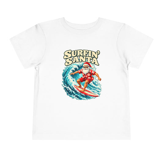 Surfin' Santa Toddler Tee