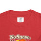 Toddler Tee — "No Snow, No Problem" Beach Snowman Graphic